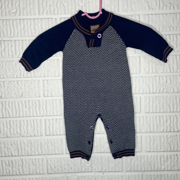 Little Gent Chevron, sweater, onesie - Picture 1 of 4